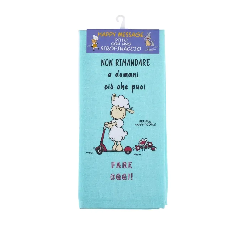 Coppia strofinacci Domani - Happy People Prezzo Basso