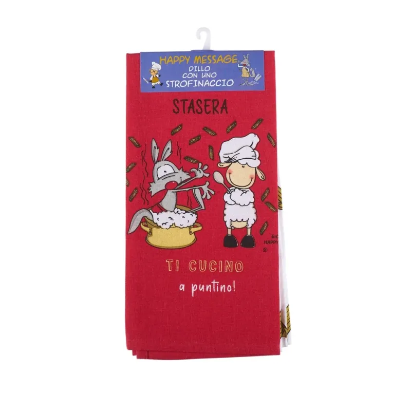 Offerta Limitata Coppia strofinacci Puntino - Happy People
