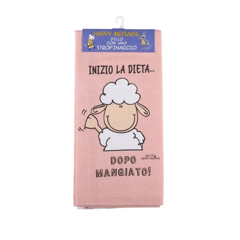 Coppia strofinacci Inzio - Happy People Popolare