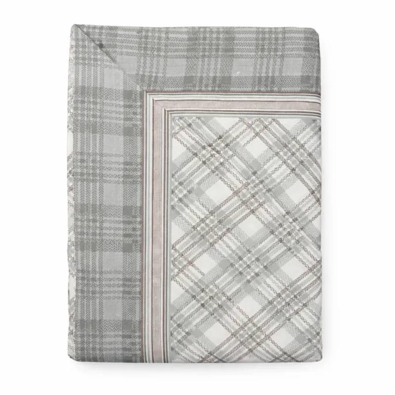 Offerta Lampo Completo Lenzuola Singolo Tartan Elegance - Antica Tessitura Italiana