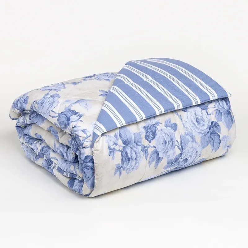 Acquista Ora Trapuntella Matrimoniale Oxford Fiore Grande Maè 260x270 – 200 gr Percalle