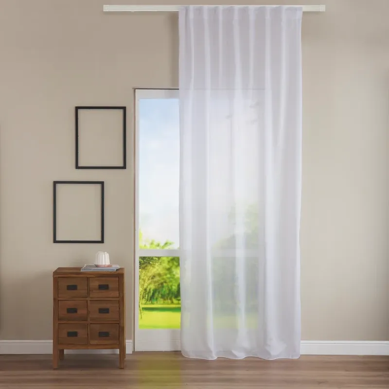 Sconto Pannello Tenda con Fascia Copri Bastone Francesca Maè 145x290 cm - Via Roma 60