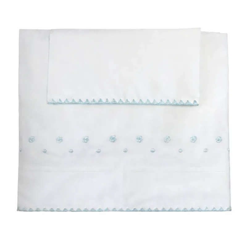 Completo Lenzuola per Carrozzina 100% Cotone 3 Pezzi - Maestri Cotonieri Ultima Occasione