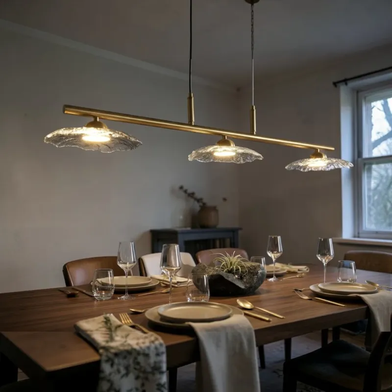 Sconto LAMPADARIO EMILY 3 LUCI VETRO GRIGIO - FERRETTI