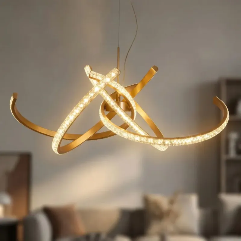 LAMPADARIO LED CELTIC (LUCE CON 3 TEMPERATURE DI COLORE) - FERRETTI Direttamente Dal Produttore