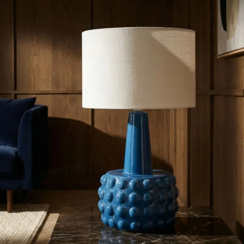 Super Prezzo LAMPADA DA TAVOLO GRESS BLU - FERRETTI
