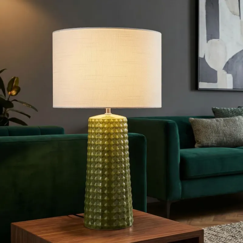 LAMPADA DA TAVOLO GLISS VERDE - FERRETTI Prezzo Conveniente