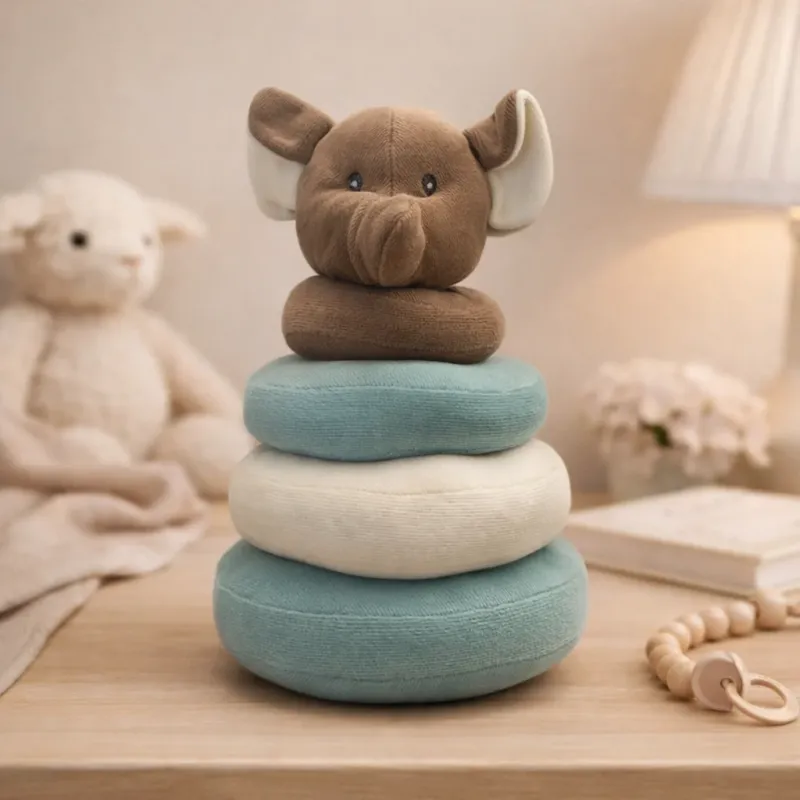 Nuovo Arrivo Pupazzo Impilatore Animaletti Baby con Suoni NG-4799 - Nazareno Gabrielli