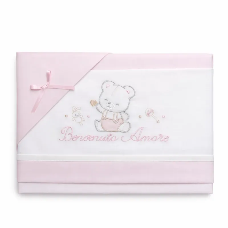 Completo Lenzuola Culla 3 pz dis.312 - Mio Piccolo Offerta Lampo