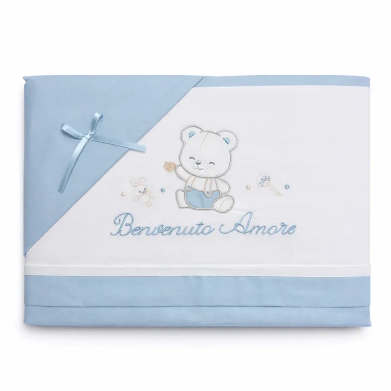 Completo Lenzuola Lettino 3 pz dis.312 - Mio Piccolo Bestseller