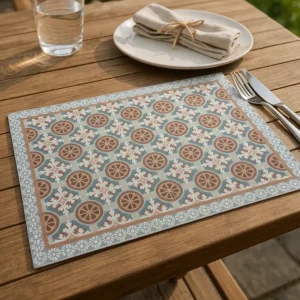 Tovaglietta Americana Mediterraneo 33x45 cm in PVC Impermeabile - Made in Italy Saldi