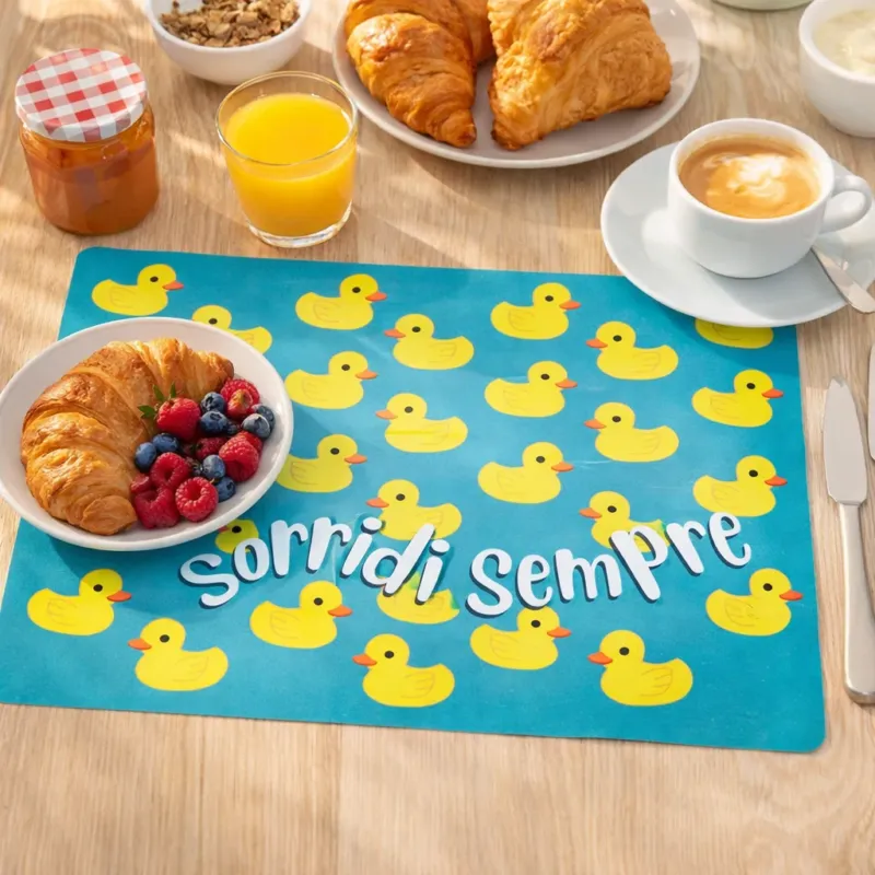 Set 2 Tovagliette "Sorridi sempre" 43,5x28,5 cm - Montemaggi Offerta Speciale