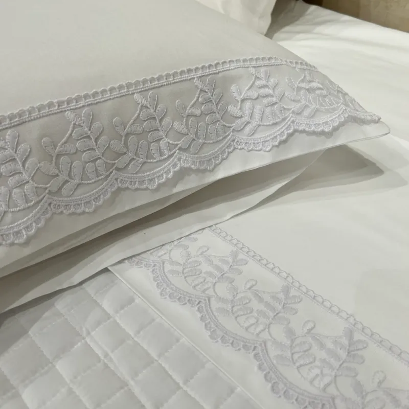 Prezzo Basso Completo Lenzuola TULLE E FOGLIOLINE - Dreams