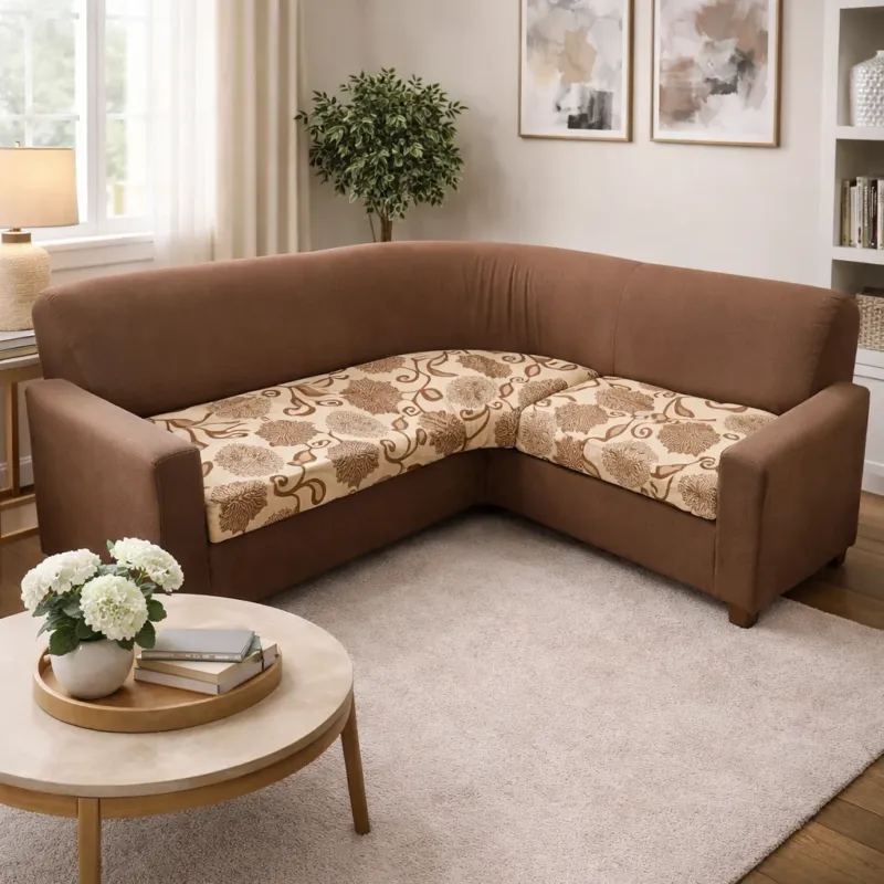 Quantità Limitata Copricuscino Angolare Bielastico Antimacchia Genius Fantasia Vision da 115 a 160 cm - Biancaluna