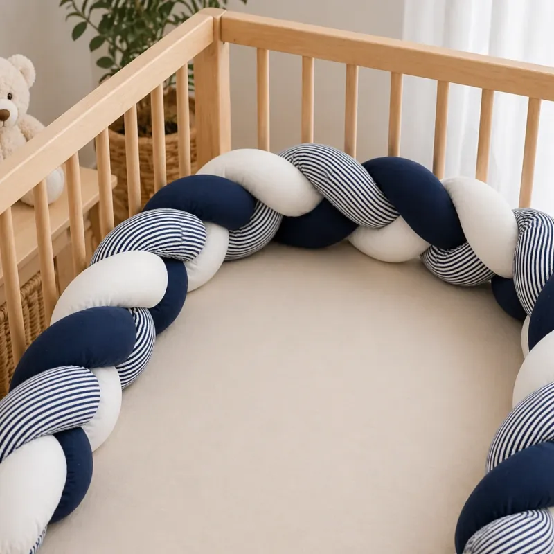Paracolpi Intrecciato Navy 150 cm - 7sons Spedizione Espresso