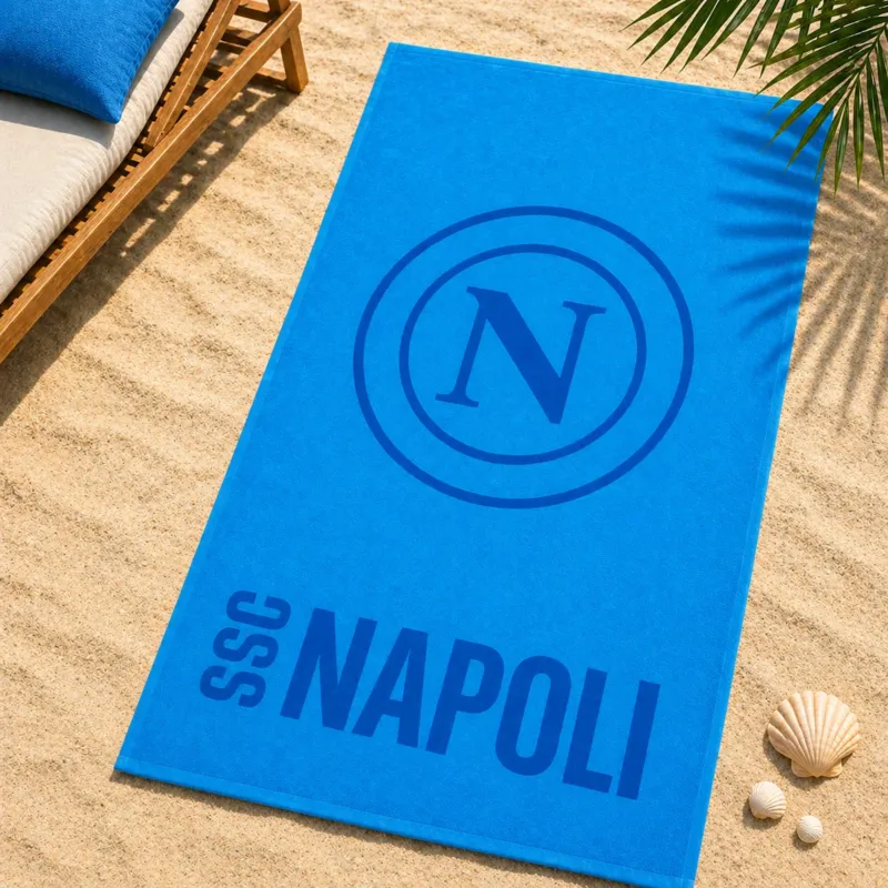 Telo Mare in Spugna 4 fantasie - SSC Napoli Occasione