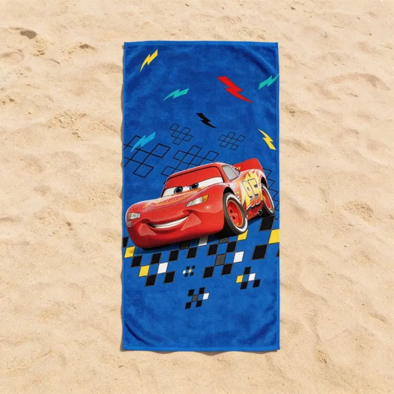 Occasione Imperdibile Telo Mare Cars in 100% Cotone 70x140 cm - Hermet
