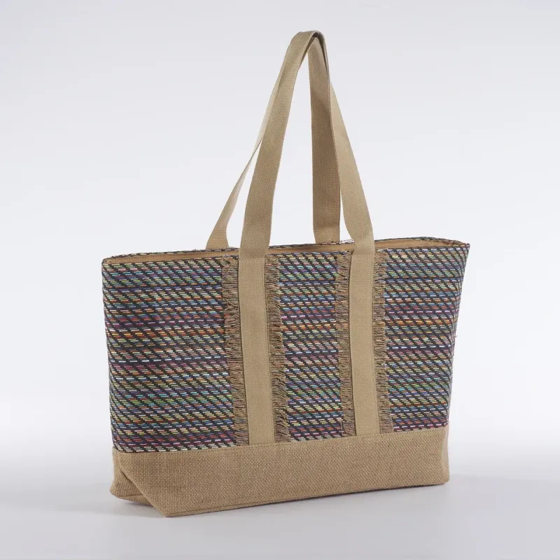 Borsa Mare Agadir Con Zip e Tasca Interna Maè - Via Roma 60 Subito Disponibile