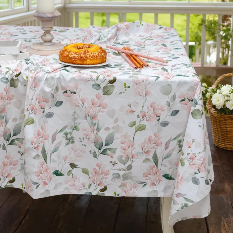 Nuovo Arrivo Tovaglia In The Garden Disegno 36 Floreale 100% Cotone Made in Italy - L‘Atelier 17