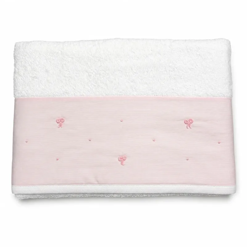 Ultime Pezzi Telo Bagno Baby Fiocchetto in Spugna di Cotone - Elite