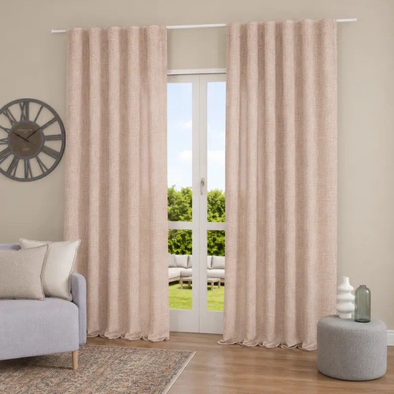 Pannello Tenda con Fascia Copri Bastone Felipa Maè 145x290 cm - Via Roma 60 Consegna Rapida