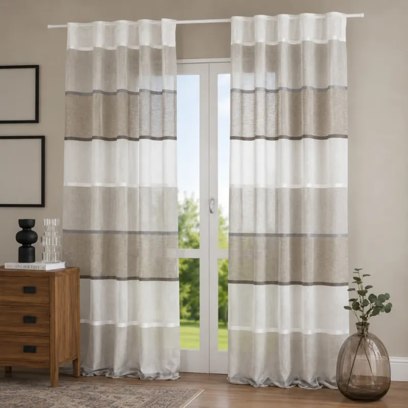 Pannello Tenda con Fascia Copri Bastone Josephine Maè 145x290 cm - Via Roma 60 Direttamente Dal Produttore