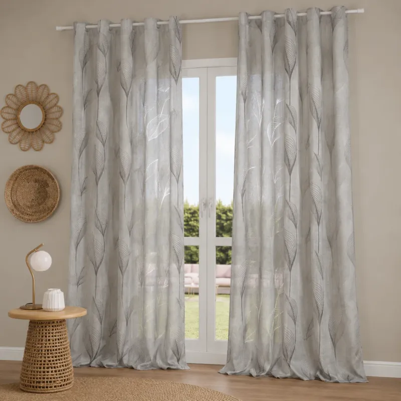 Occasione Pannello Tenda con Fascia Copri Bastone Moringa Maè 145x290 cm - Via Roma 60
