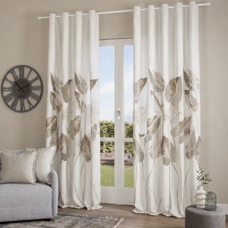 Pannello Tenda con Fascia Copri Bastone Cipro Maè 145x290 cm - Via Roma 60 Più Venduto