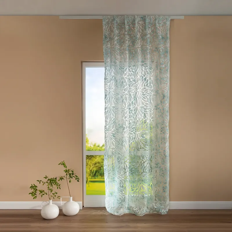 Pannello Tenda con Fascia Copri Bastone Baku Maè 145x290 cm/290x290 cm - Via Roma 60 Più Venduto