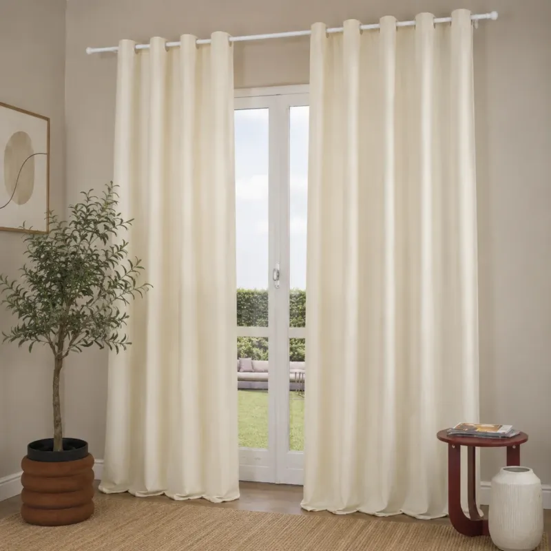 Pannello Tenda con Fascia Copri Bastone Almas Maè 145x290 cm - Via Roma 60 Bestseller