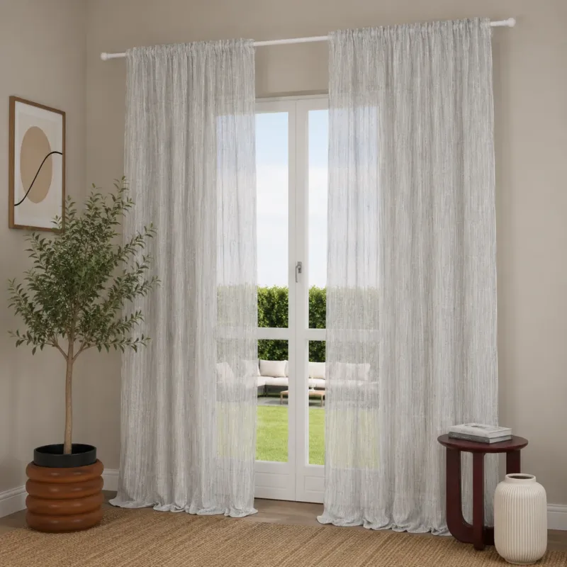 Pannello Tenda con Fascia Copri Bastone Santiago Maè 145x290 cm - Via Roma 60 Super Prezzo