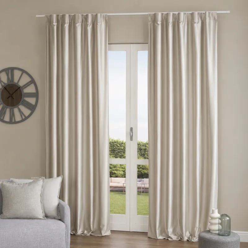Acquista Ora Pannello Tenda con Fascia Copri Bastone Washington Maè 145x290 cm - Via Roma 60