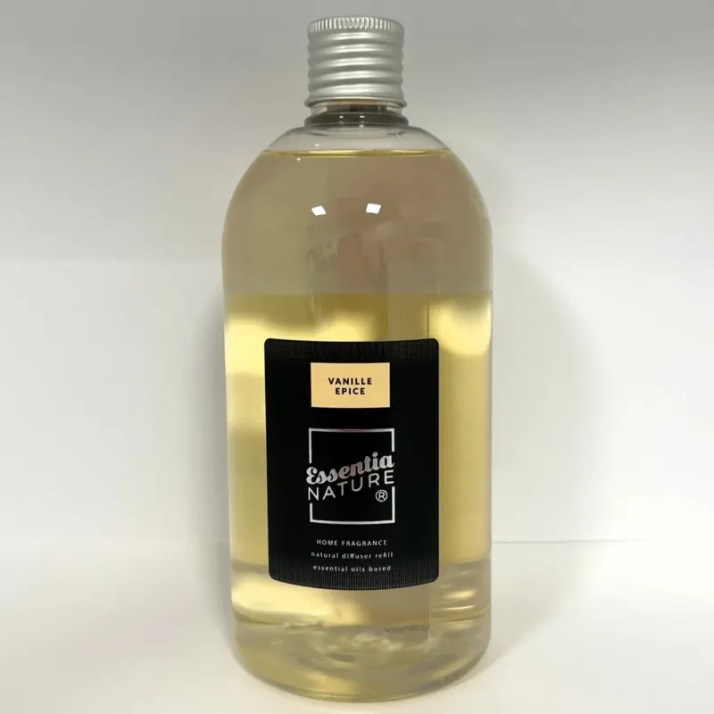 Ricarica per Diffusore Naturale Luxury in Vetro Scuro e Midollini Vanille Epice 500 ml - Essentia Direttamente Dal Produttore